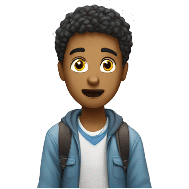 Confused Student having § flying around their Head  emoji