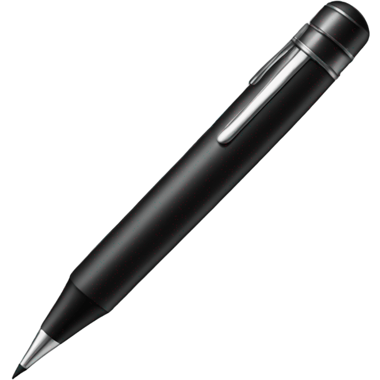 Very big black pen emoji