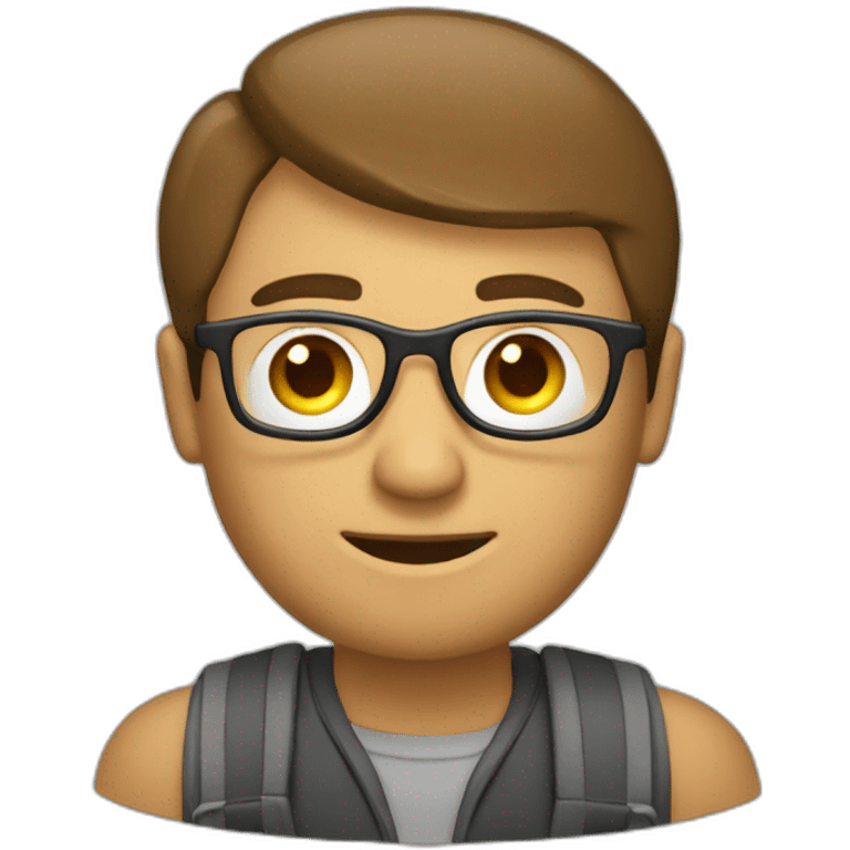 A programmer guy emoji