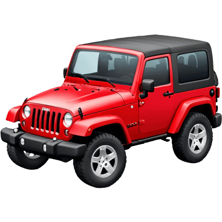 Jeep Wrangler - Jeep (Model Year: 2022) (Iconic colour: Red) emoji