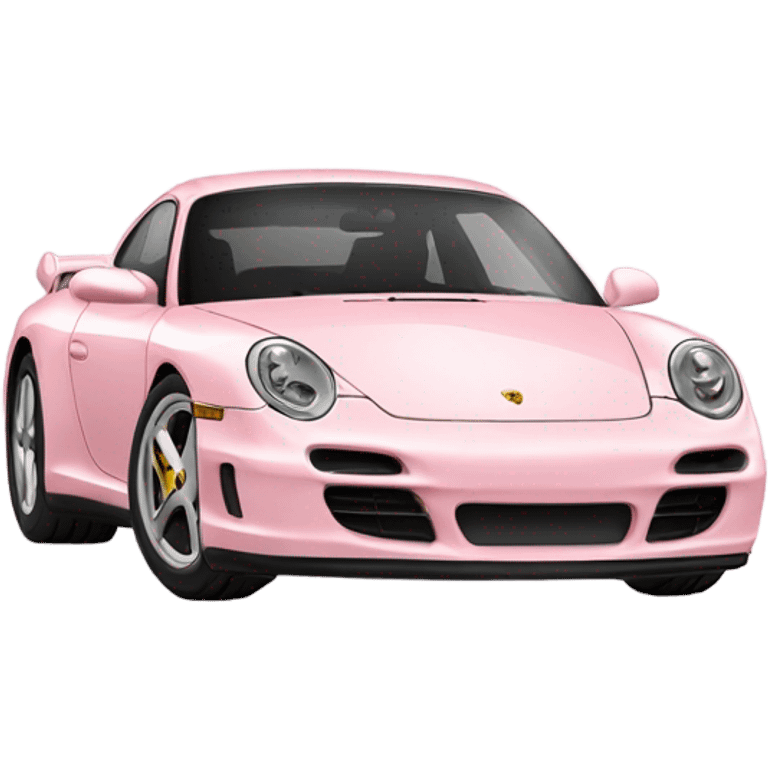 Light pink Porsche  emoji