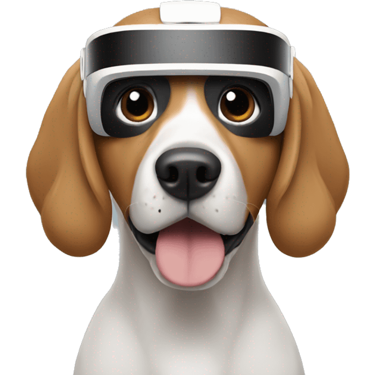 dog with vr  emoji