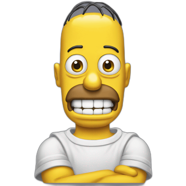 Billy qui imite homer simpson emoji