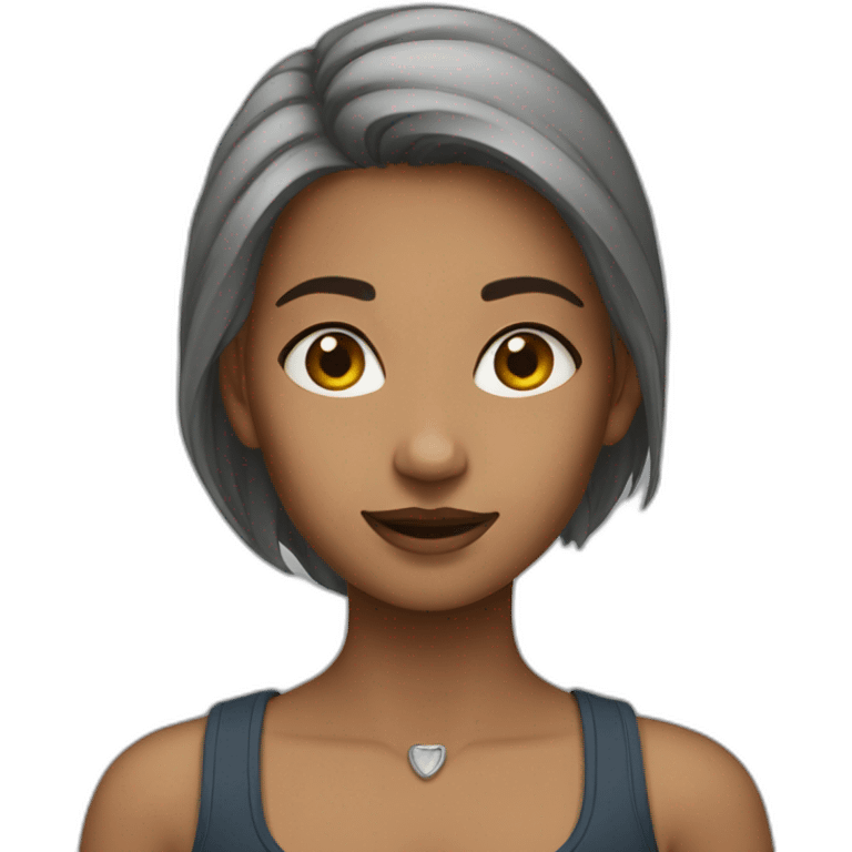 a girl named 'Nihal' emoji