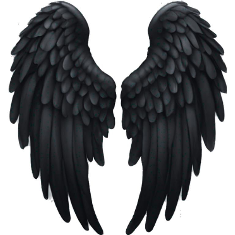 black angel wing emoji