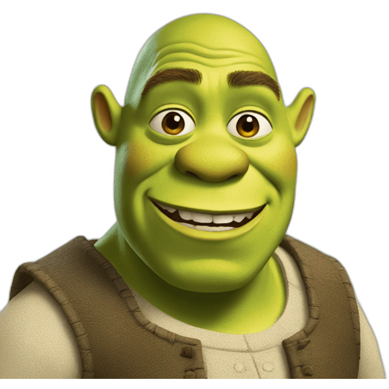 Shrek as flemming emoji