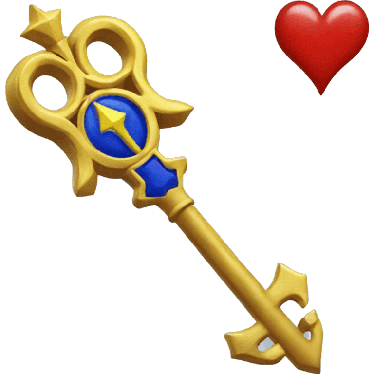 Kingdom hearts key emoji