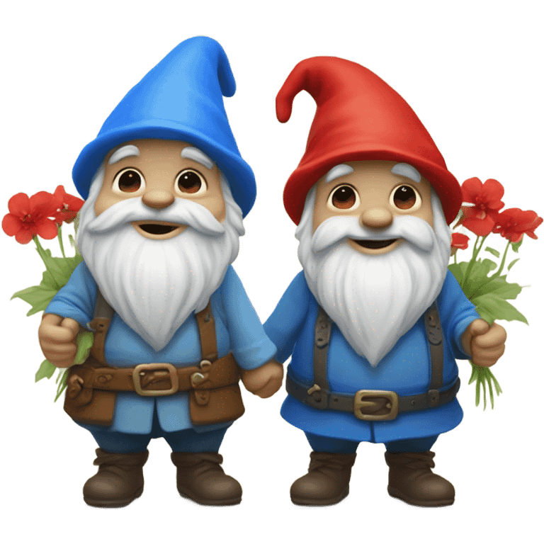 Gnomes in love emoji