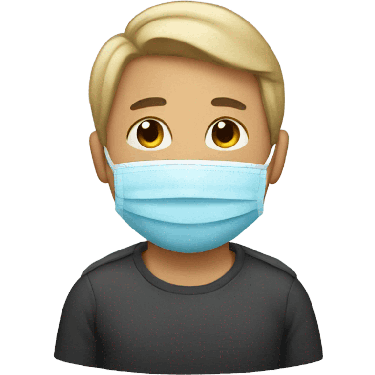 A dad with  mask emoji