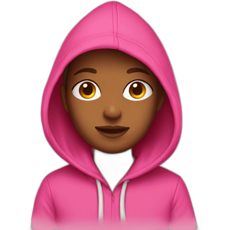 Pink hoodie emoji