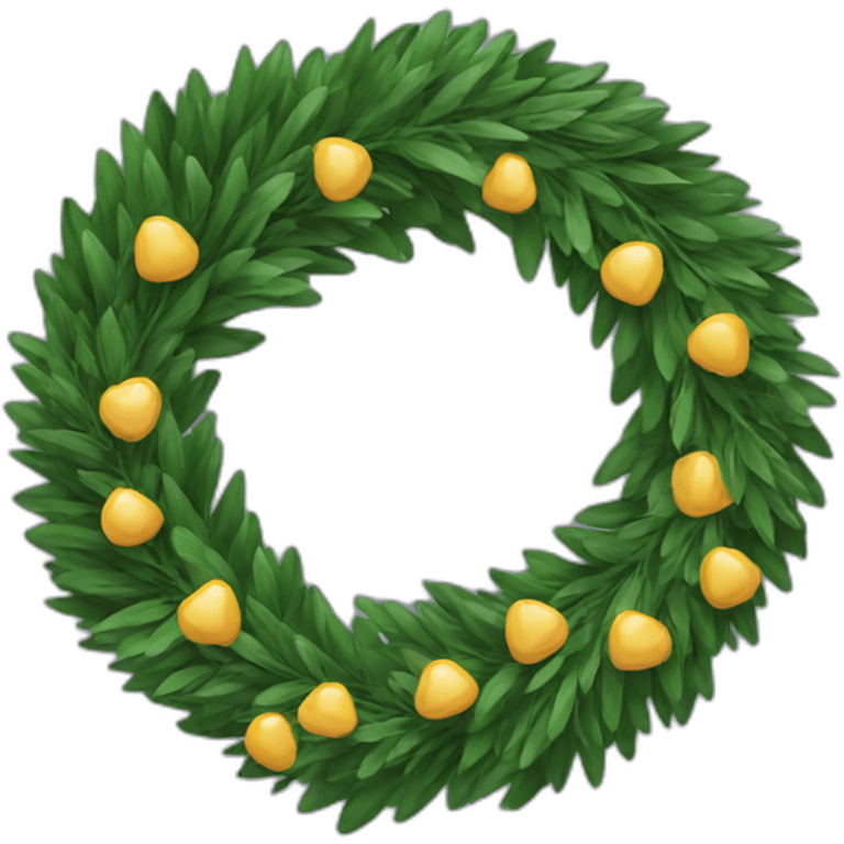 wreath emoji