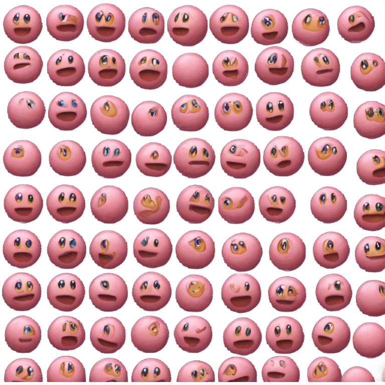 Kirby ball object emoji