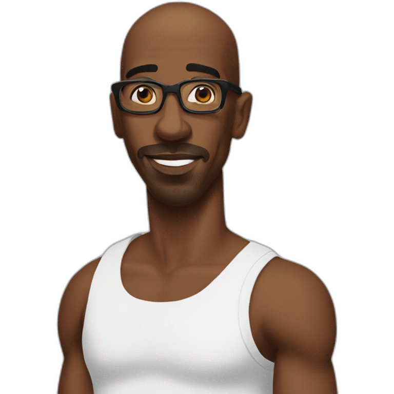 JB Smoove with a tank top emoji