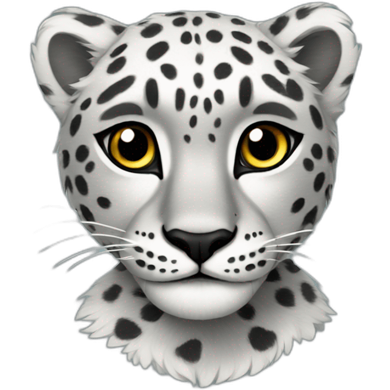 Snow Leopard Full Body emoji