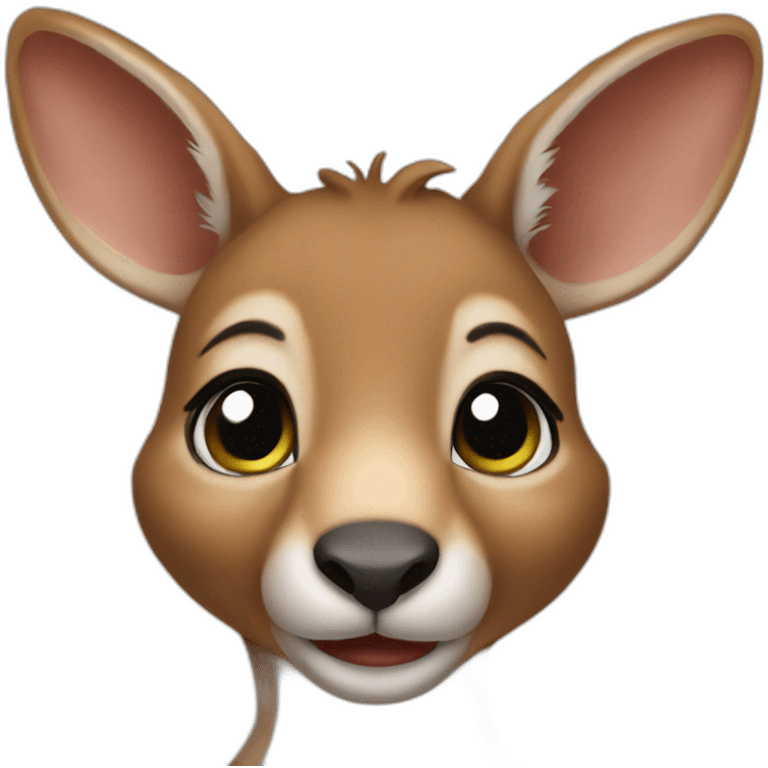 Kangaroo baby emoji