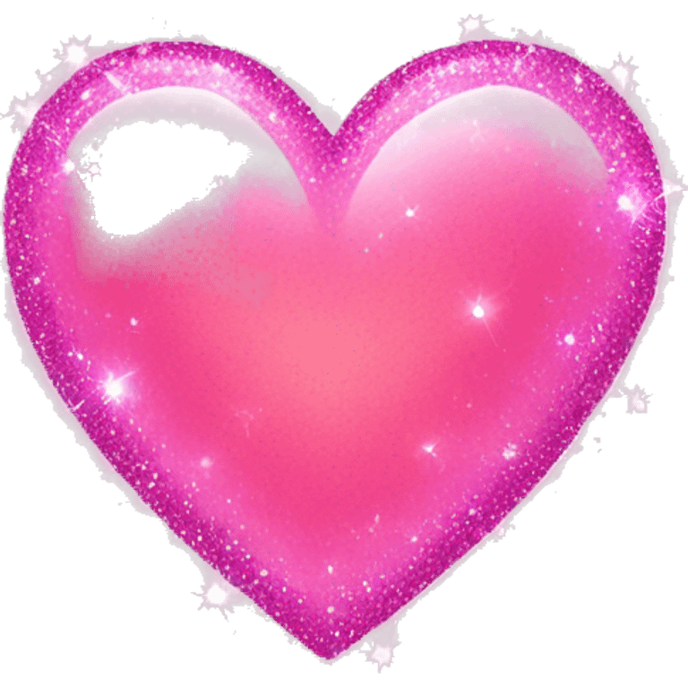 pink heart with sparkles emoji