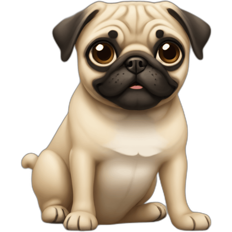 Pug emoji