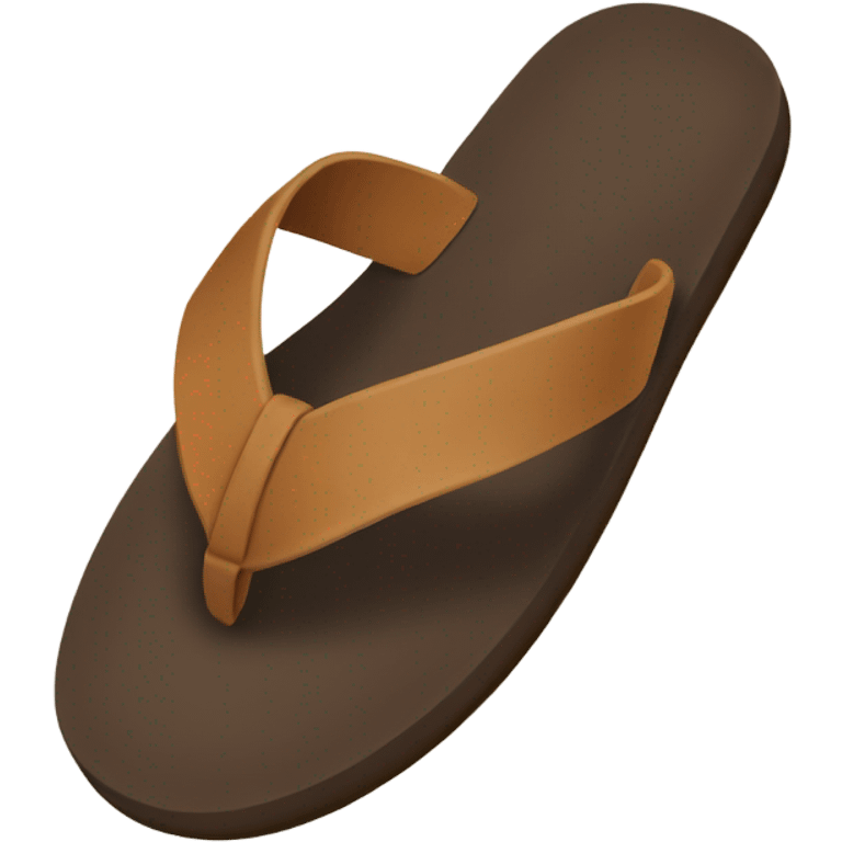 right brown flip flops emoji