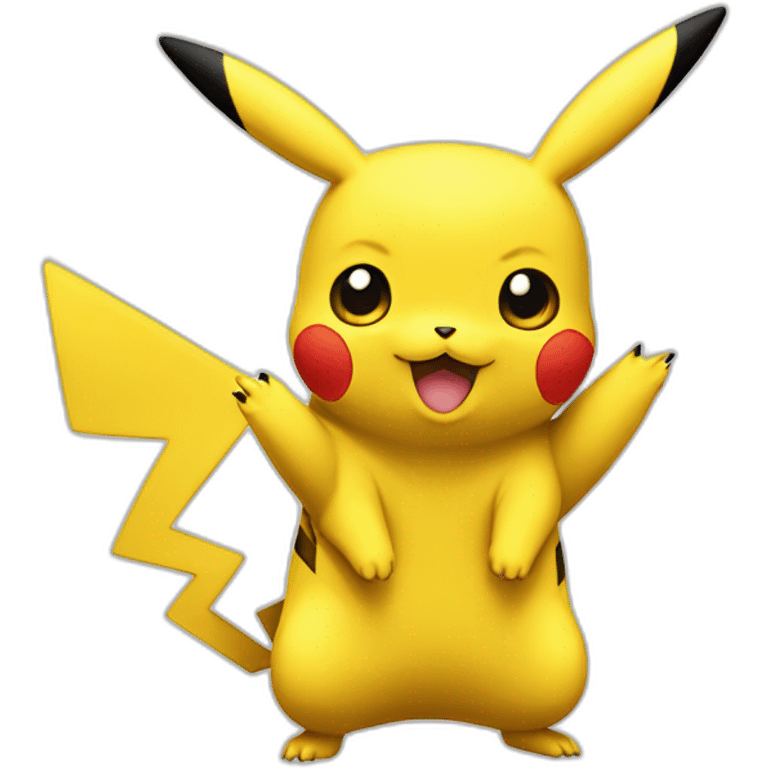 Pikachu tir à l'arc emoji