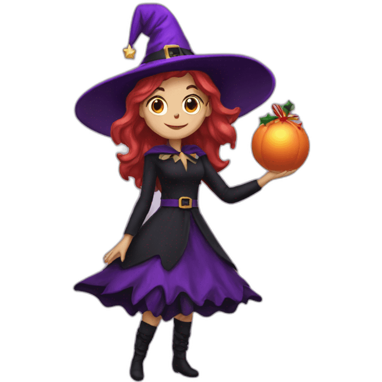 chistmas witch emoji