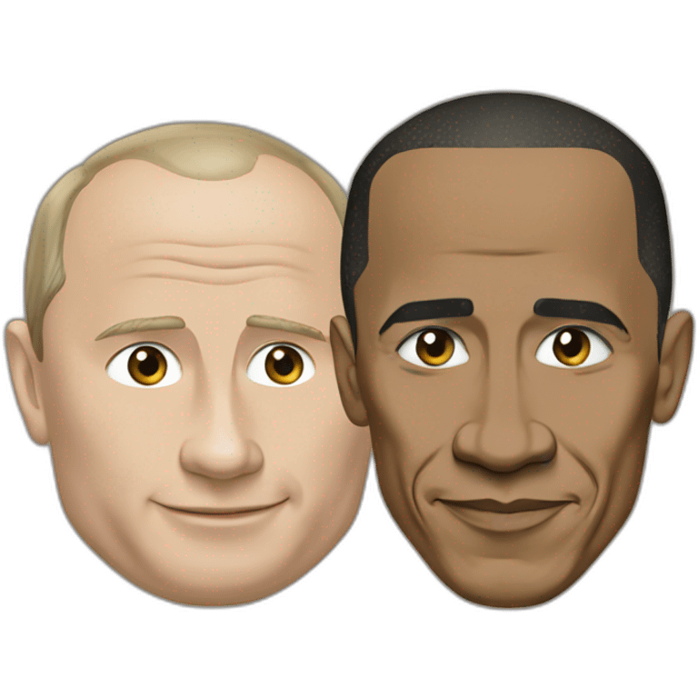 Obama and Putin emoji