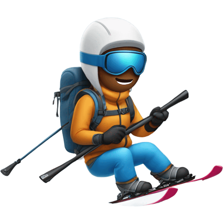 skier with rifle emoji