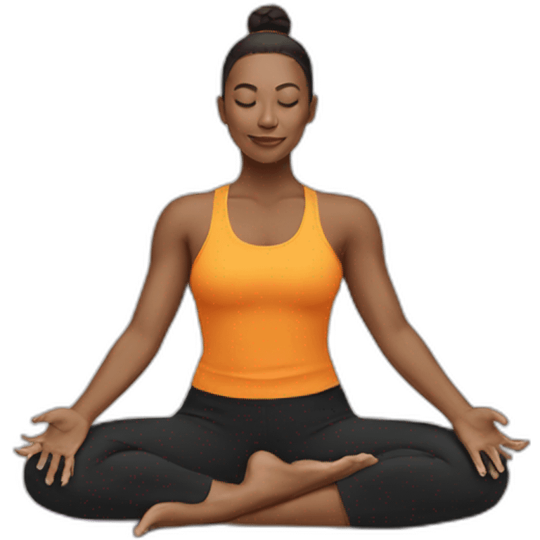 yoga unisex emoji