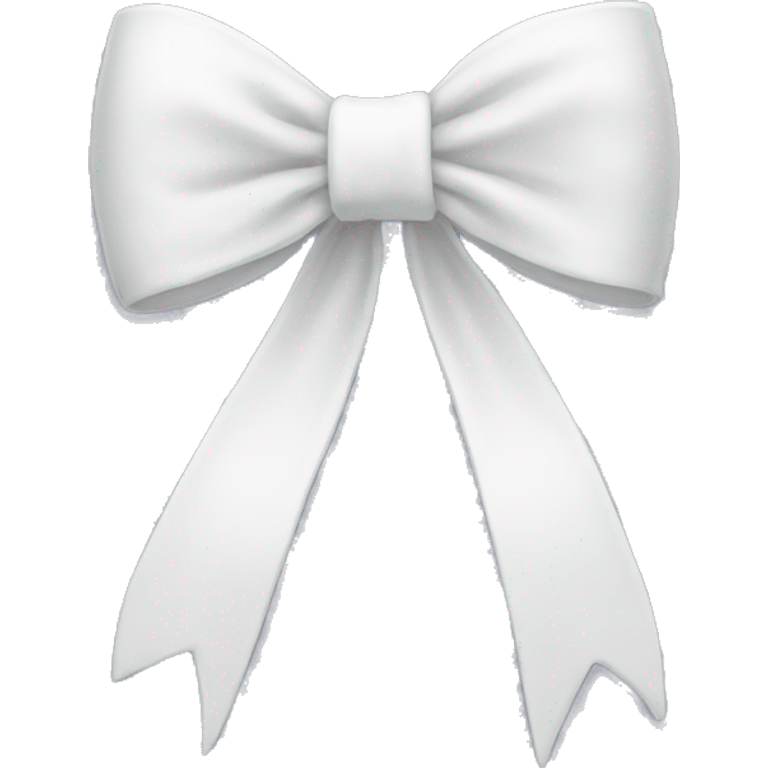 white bow emoji