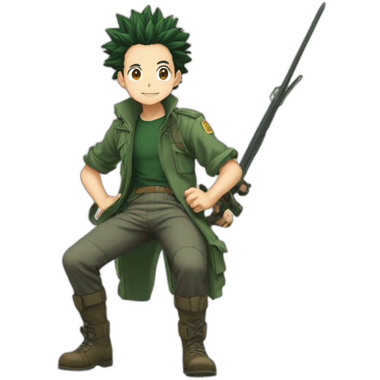 Gon dans l’anime Hunter Hunter emoji