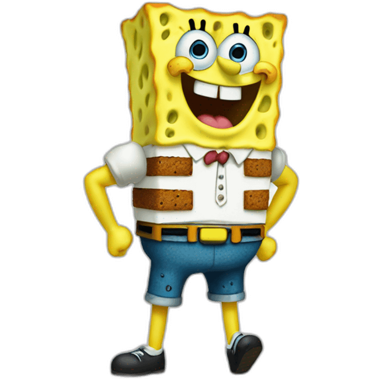 Sponge bob danse emoji