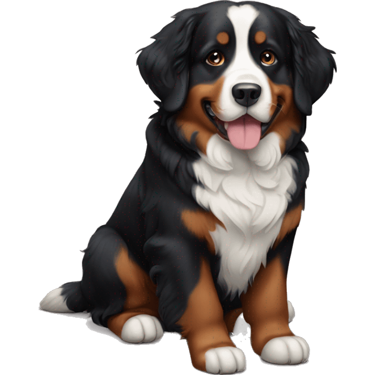 Dog Bernese  emoji