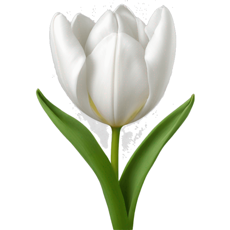 Tulips white emoji