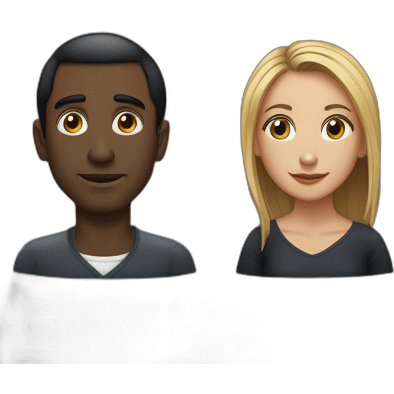 Eric Zemmour in a relationship with a black person of color emoji