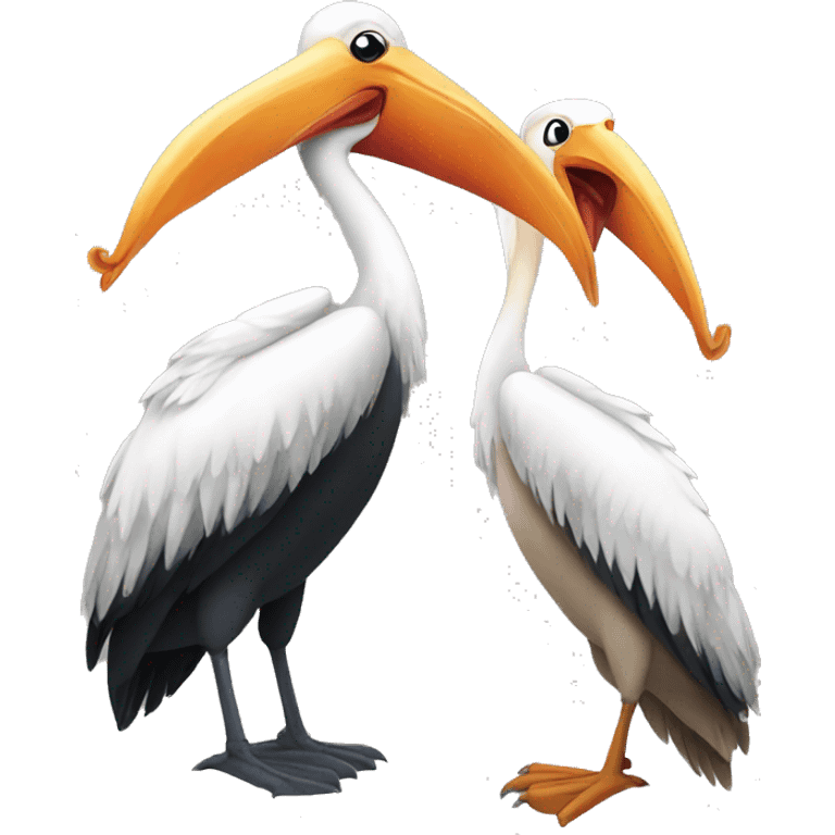 Pelican and Phoenix emoji