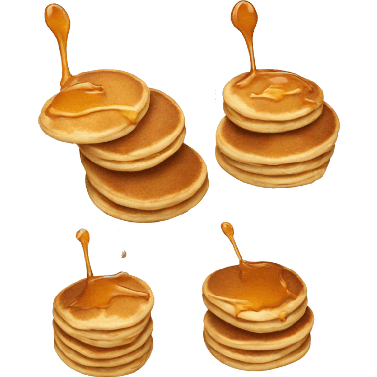 Pancakes with caramel  emoji