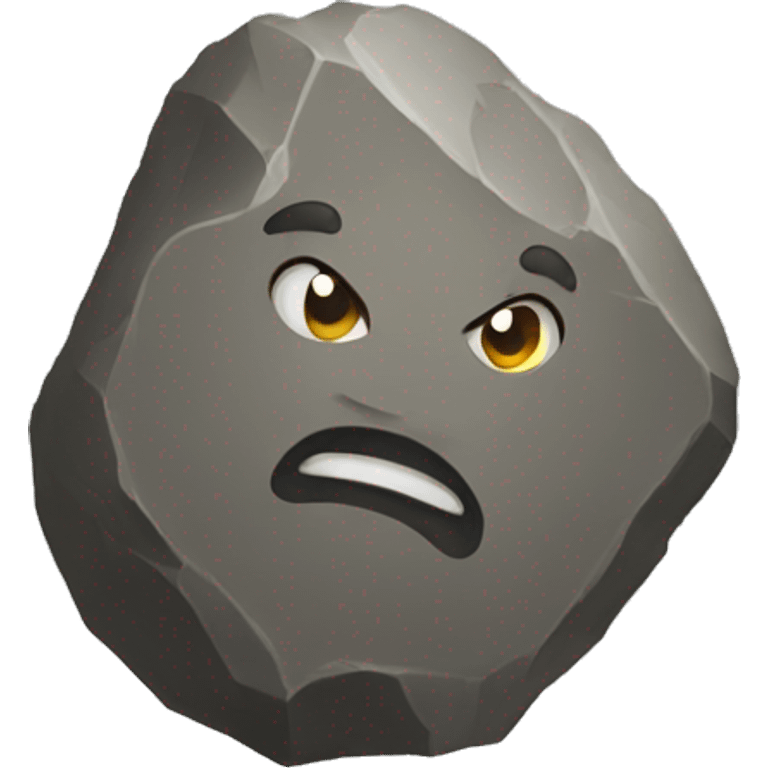 Rock emoji