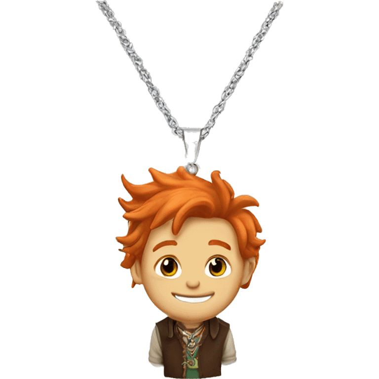 Charlie Weasley dragons necklace emoji