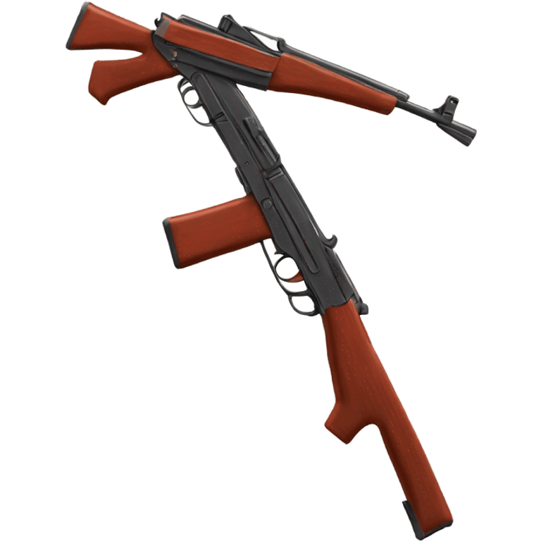 Red fusil libre  emoji