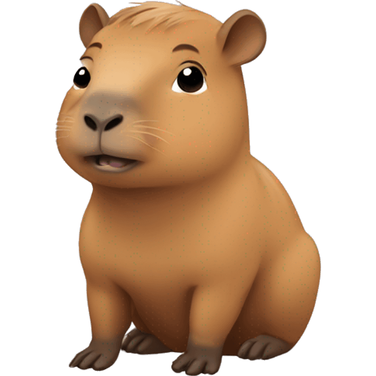 cute Capybara baby emoji