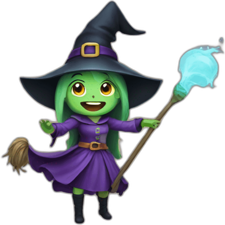 witch spell emoji