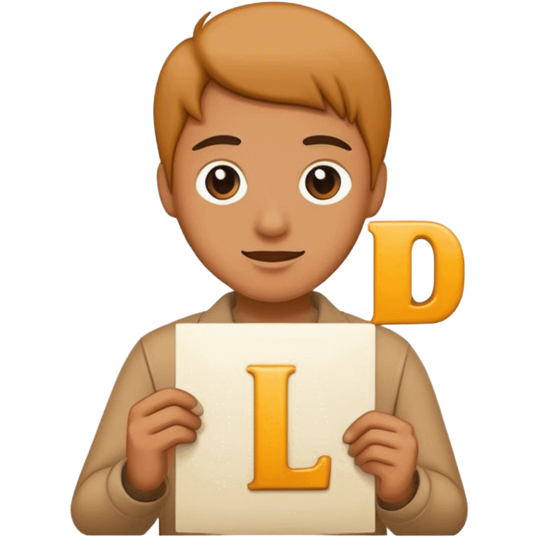 Someone holding an L emoji