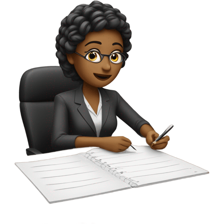 female Psychologist meeting emoji