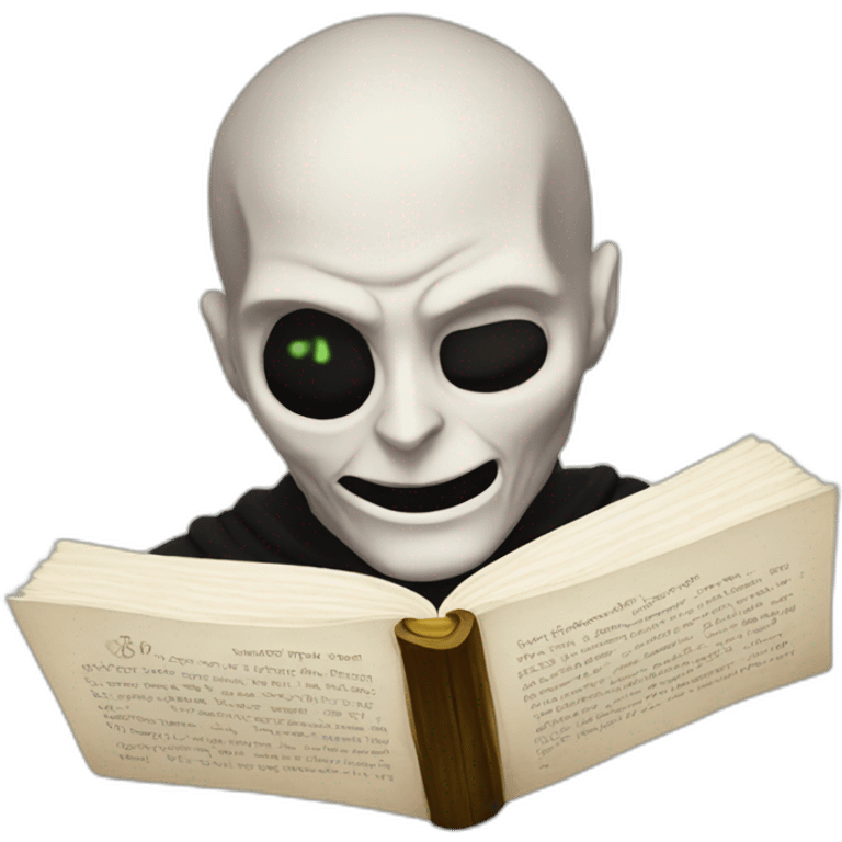 Voldemort Reading Harry Potter emoji