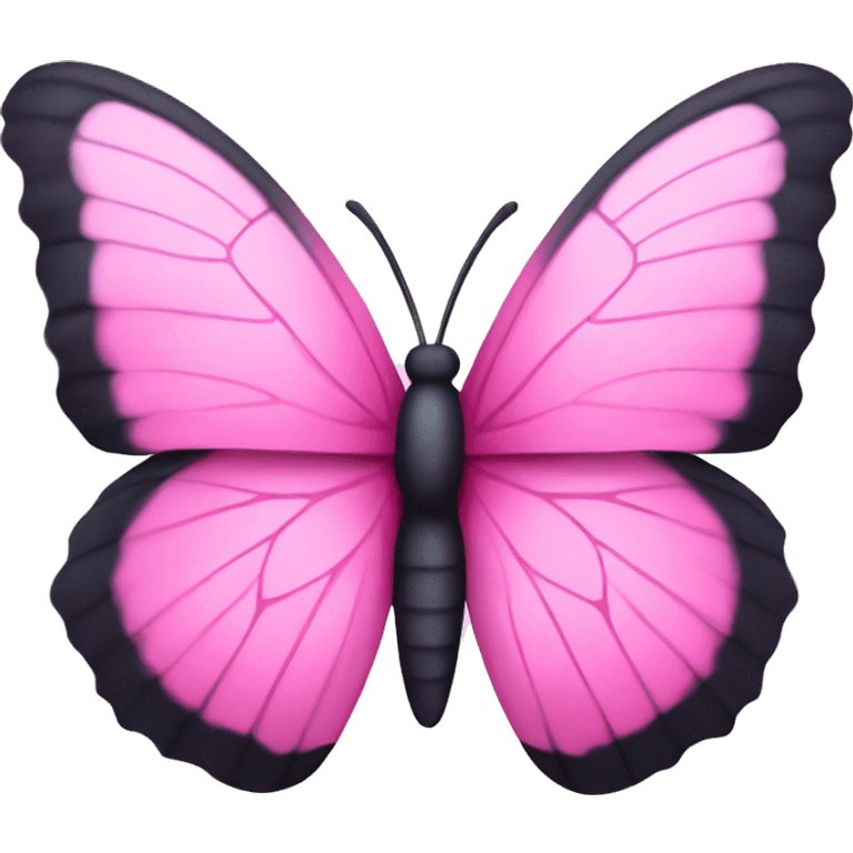 pink butterfly  emoji