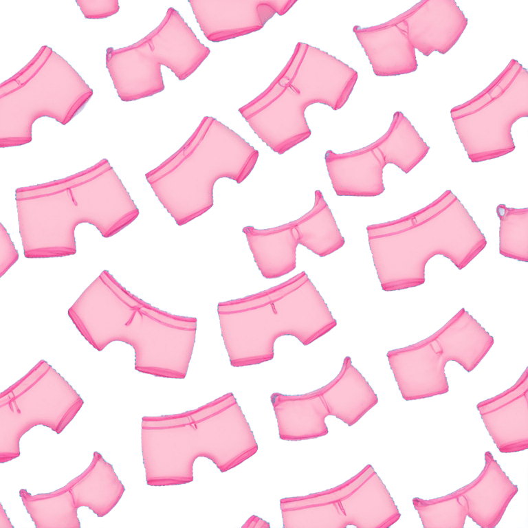 underwear pink and blue background emoji