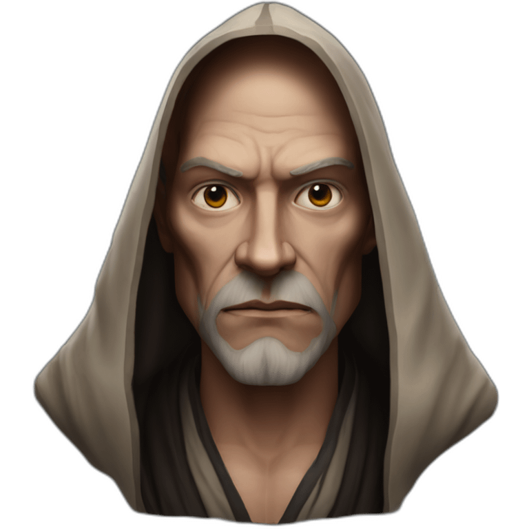 hyperrealist sith jedi in world of warcraft without facial hair emoji