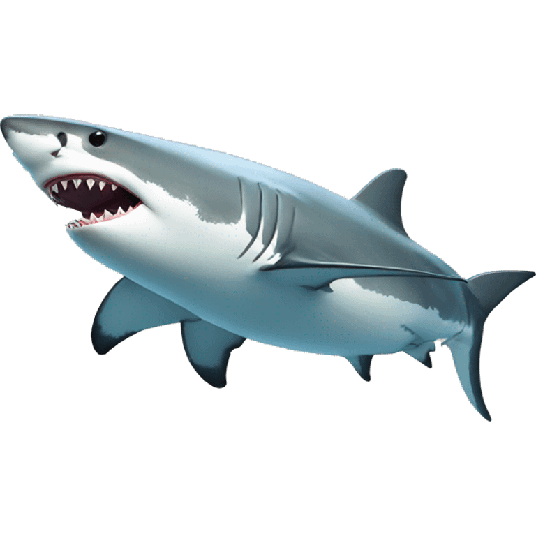 Great white shark emoji