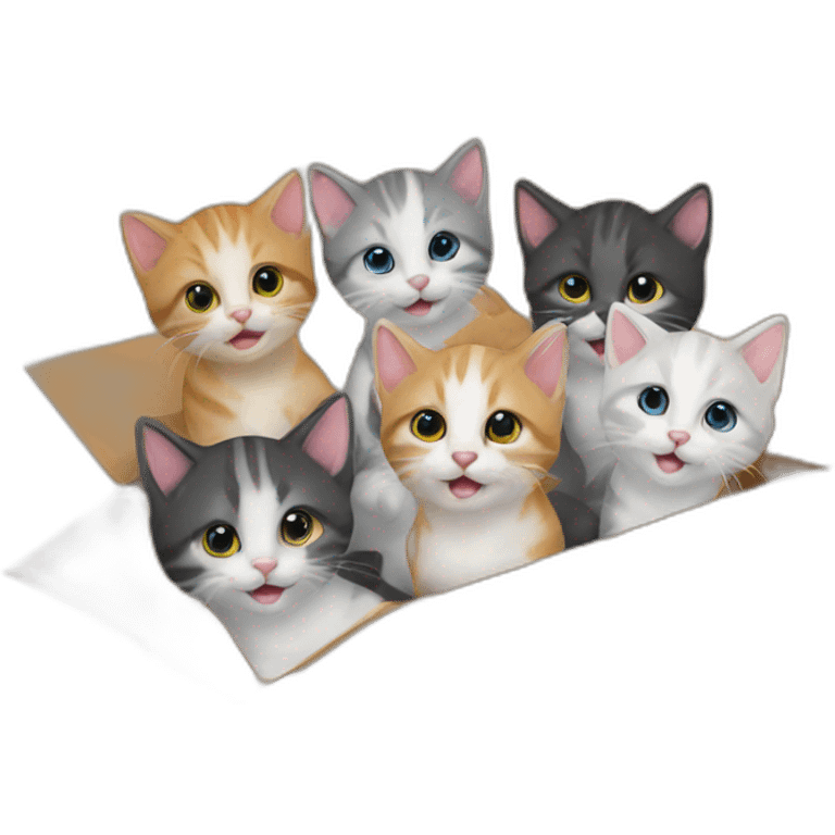 Box of kittens emoji