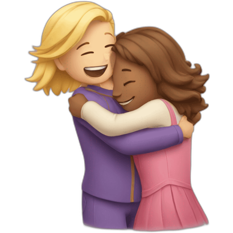 Hug love emoji