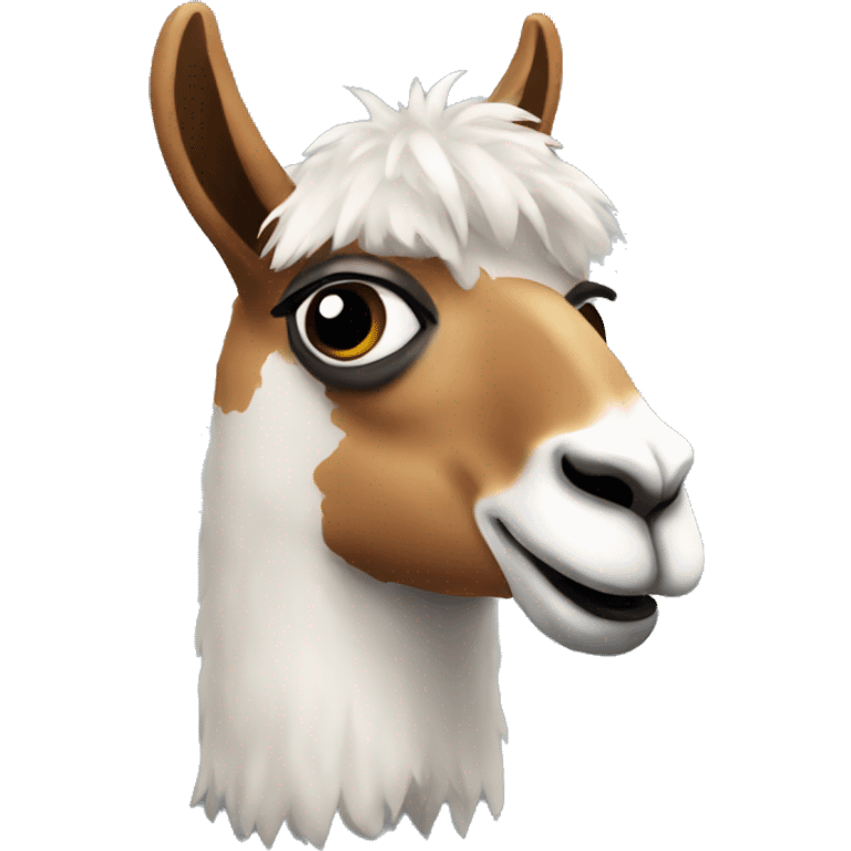 llama head memoji emoji